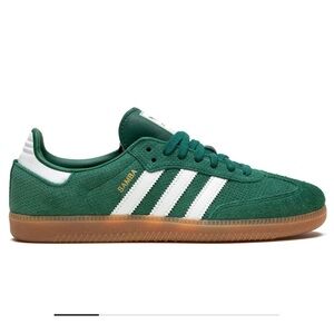Adidas Samba OG "Core Green/Core White/Gum" sneakers